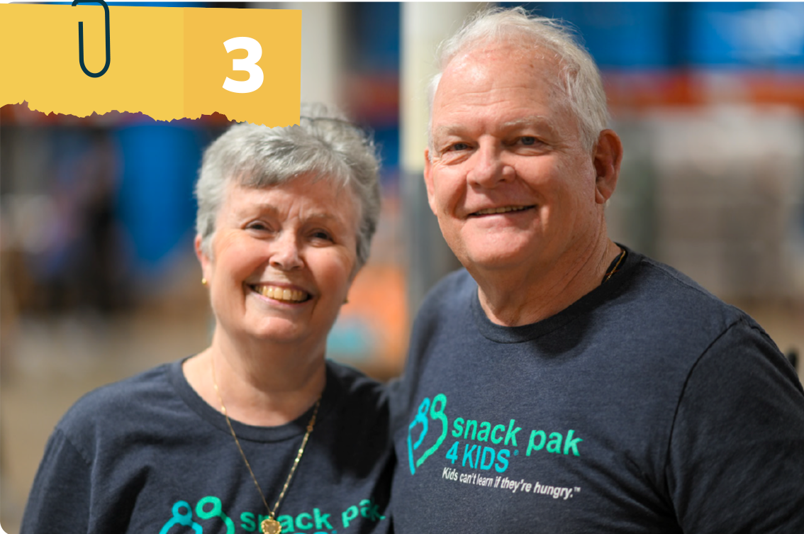 volunteers at Snack Pak 4 Kids®